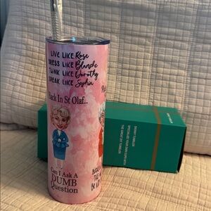 Golden Girls Tumbler with Character Design